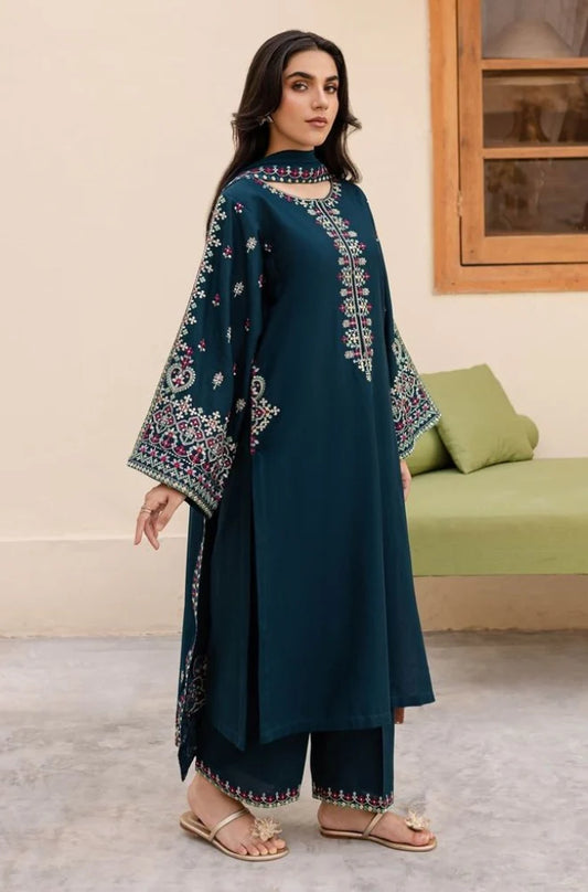 Batik - 3PC Lawn Embroidered Shirt with Embroidered Chiffon Dupatta (Unstitched) - FP1315